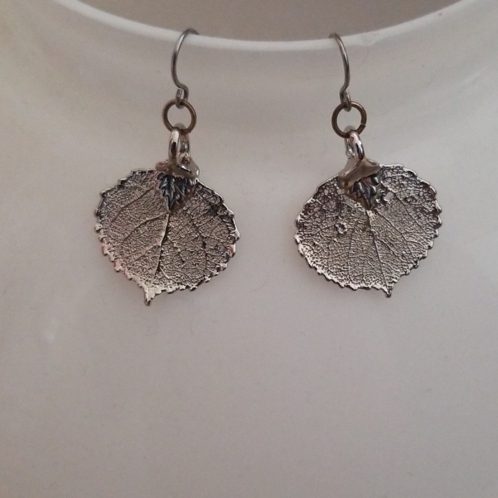 Aspen Leaf Earrings
